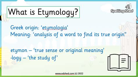 etymology meaning|what does etymology study.